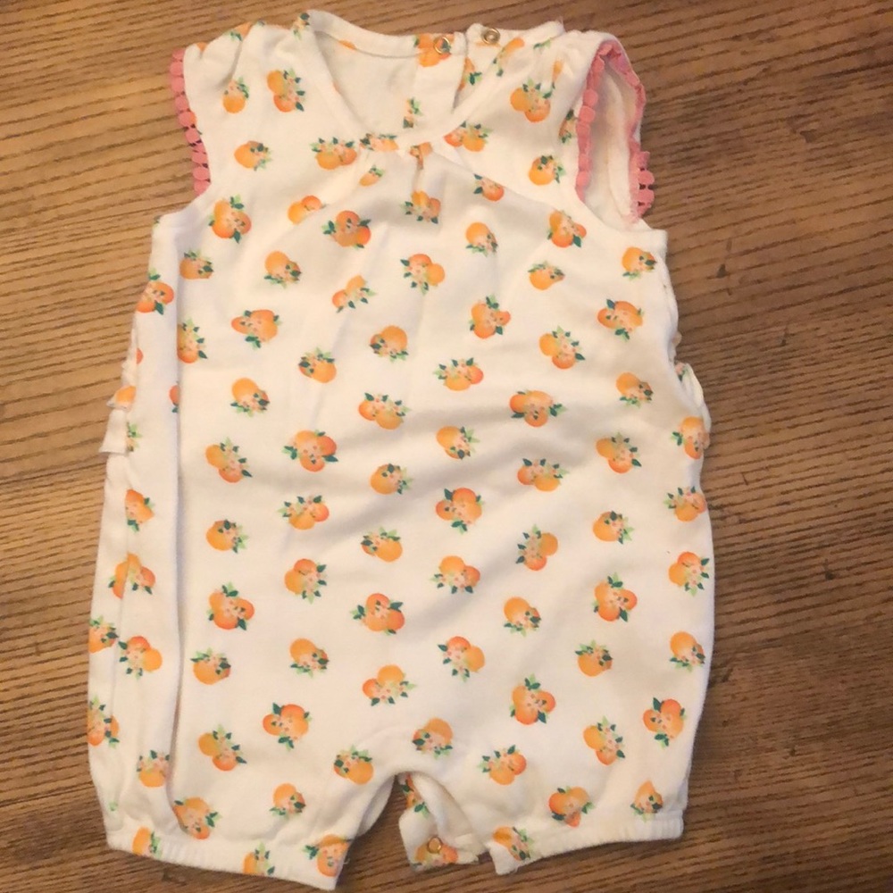 Kate Spade baby orange romper